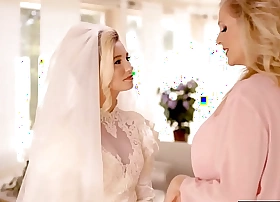 Bride seduced by old overprotect before wedding